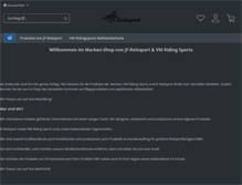 Tablet Screenshot of jf-reitsport.com